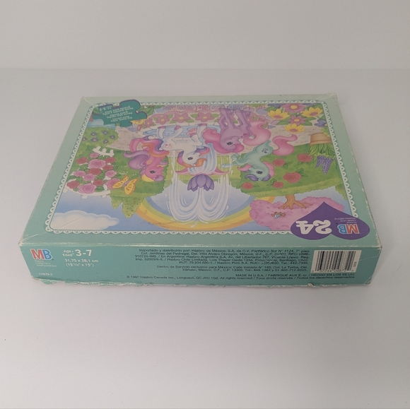 1997 Hasbro MLP My Little Pony Puzzle Complete used 24 piece Age 3-7 nostalgic - Picture 4 of 12